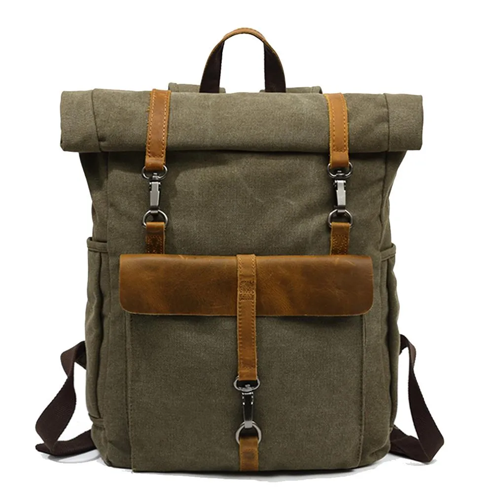 Retro Canvas Rucksack | Arlo