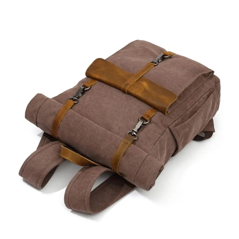 Retro Canvas Rucksack | Arlo