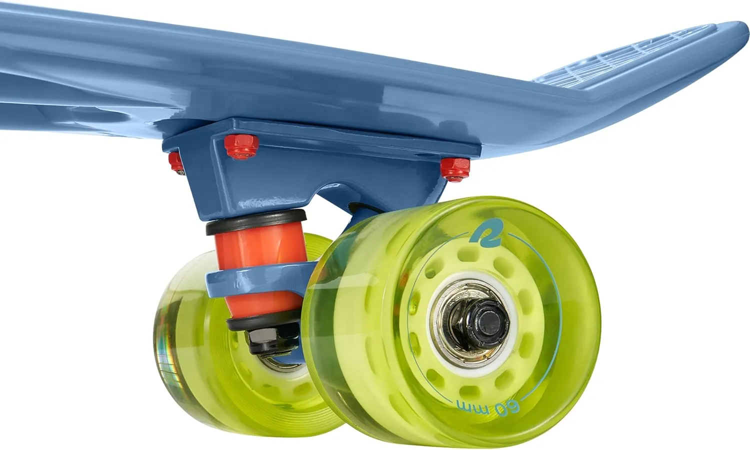 Retrospec Quip Mini Cruiser Skateboard 22.5" Classic Retro Plastic Cruiser Complete Skateboard with ABEC 7 Bearings and PU Wheels Compact Board w/Grippy, Molded Waffle Deck