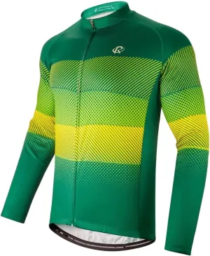ROTTO Cycling Jersey Mens Bike Shirt Long Sleeve Simple Line Series