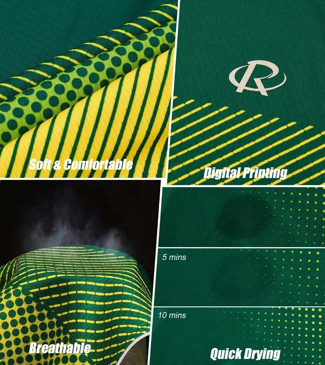 ROTTO Cycling Jersey Mens Bike Shirt Long Sleeve Simple Line Series