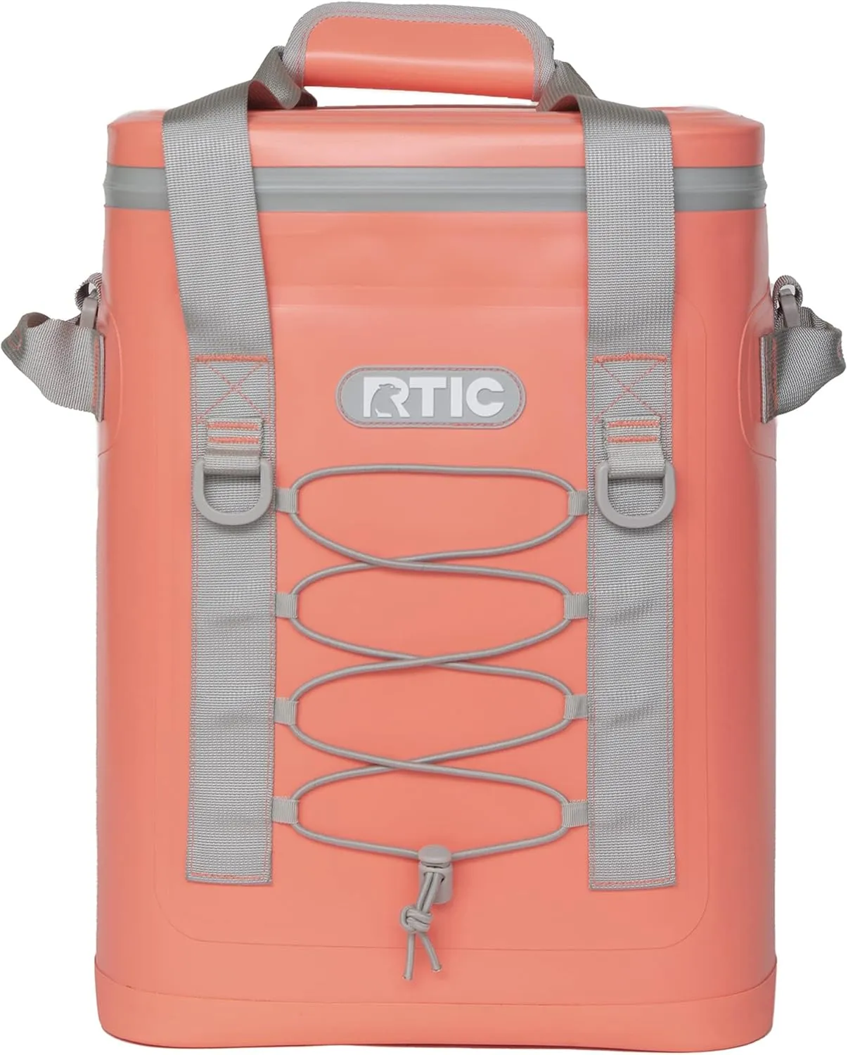 RTIC Backpack Cooler 20 Can, Insulated Portable Soft Cooler Bag Waterproof for Ice, Lunch, Beach, Drink, Beverage, Travel, Camping, Picnic, Car, Hiking, Coral