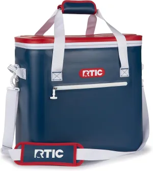 RTIC Ultra-Tough Soft Cooler 40 Can, Insulated Bag Portable Ice Chest Box for Lunch, Beach, Drink, Beverage, Travel, Camping, Picnic, Car, Trips, Floating Cooler Leak-Proof with Zipper