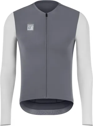 Santic Men's Cycling Jersey Long Sleeve Pro Road Bike Shirt Full Zipper UPF 50  MTB Jersey with Pockets