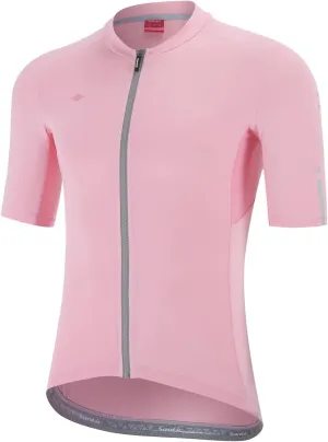 Santic Men's Cycling Jersey Short Sleeve Tops Pro Road Bike Shirt Full Zipper UPF 50  MTB Jersey with Pockets