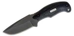 Schrade 2143OT Old Timer Copperhead Fixed 3.71″ Black Drop Point Blade