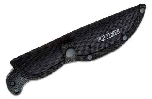 Schrade 2143OT Old Timer Copperhead Fixed 3.71″ Black Drop Point Blade