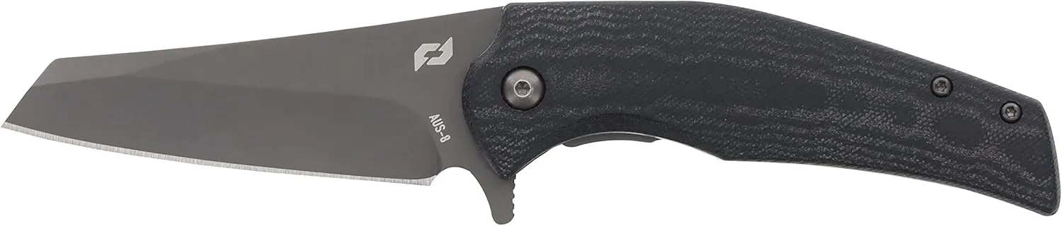 Schrade Delta Class Torsion Folder 7.5in with 3.3in AUS-8 Steel Blade and G10 Handle for EDC