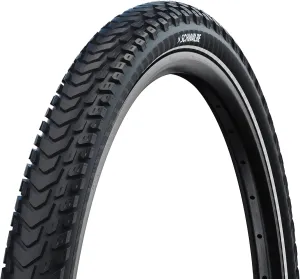 Schwalbe - Marathon Mondial Touring Wire Clincher Bike Tire | Multiple Sizes | Performance Line | Black/Reflective