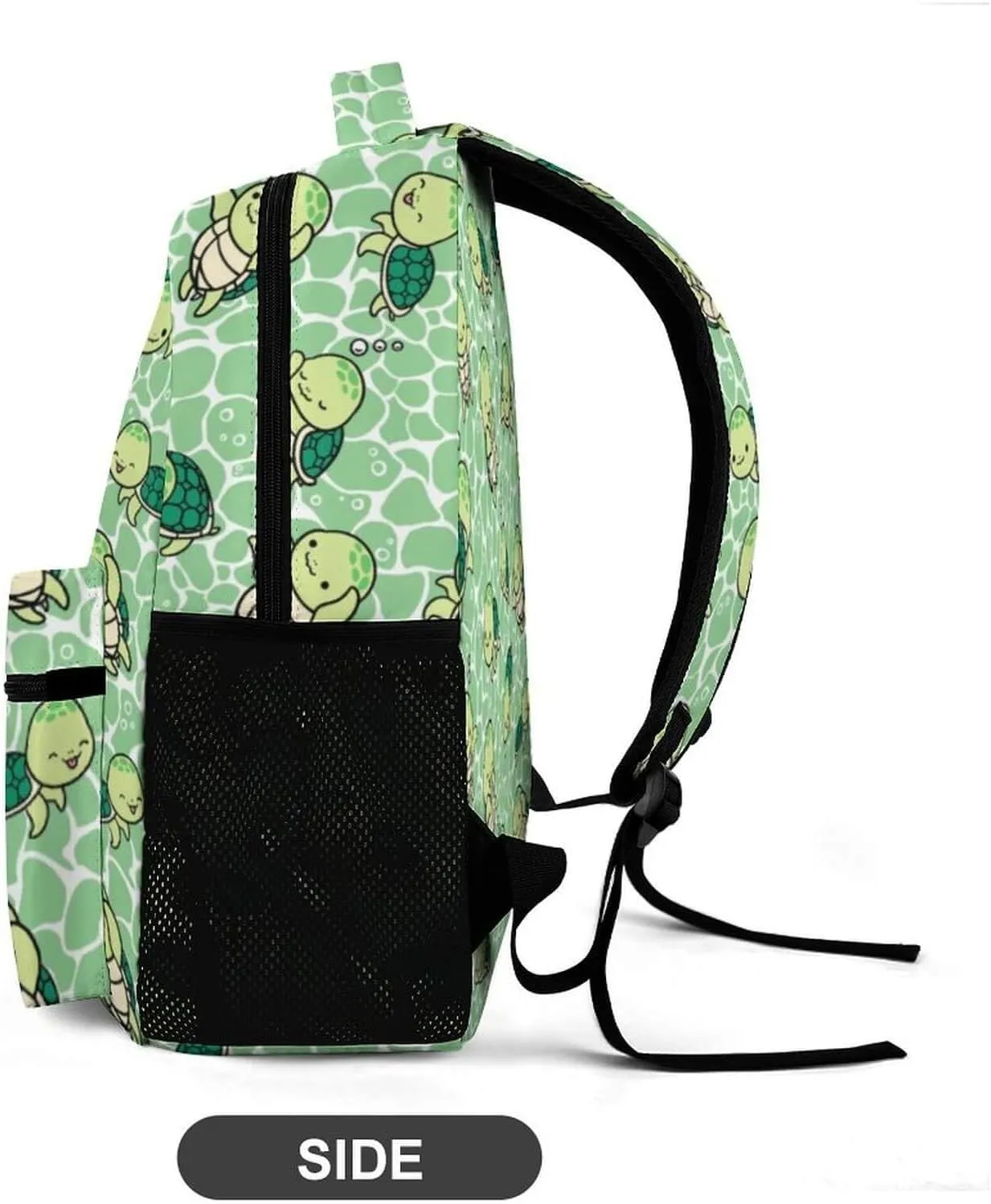 Sea Turtle School Backpack for Kids Girls Boys, 16 Inch Cute Sea Turtle Themed Bookbag, Personality School Backpack for Students Children, Lightweight, Large Capacity