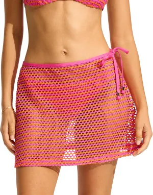 Seafolly Women's Standard A-line Swim Skirt Swimsuit Cover Up