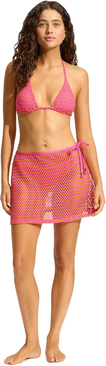 Seafolly Women's Standard A-line Swim Skirt Swimsuit Cover Up