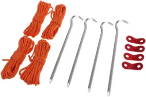 Set of Tent Accessories Guy Ropes Guy Ropes with Stakes