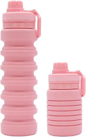 Silicone Collapsible Travel Cup-Silicone Folding Cup with Lids for Camping-Expandable Drinking Cup Set-Portable-Outdoor Retractable Kettle, Graduated 750ml [25.4oz] /272