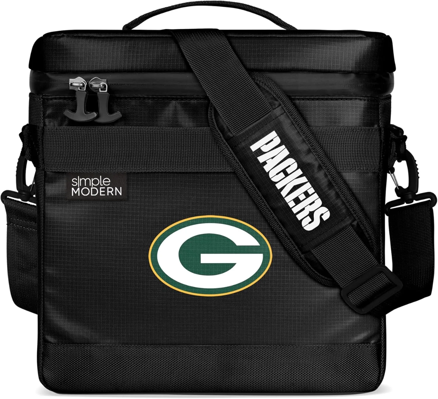 Simple Modern Officially Licensed NFL Green Bay Packers Day Cooler for 12 Cans | Soft Insulated Ice Chest with Carrying Strap & Handle | Lunch Box Travel, Work, Game Day | 11 Liter | Green Bay Packers