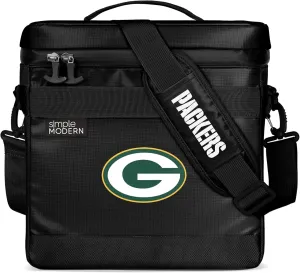 Simple Modern Officially Licensed NFL Green Bay Packers Day Cooler for 12 Cans | Soft Insulated Ice Chest with Carrying Strap & Handle | Lunch Box Travel, Work, Game Day | 11 Liter | Green Bay Packers