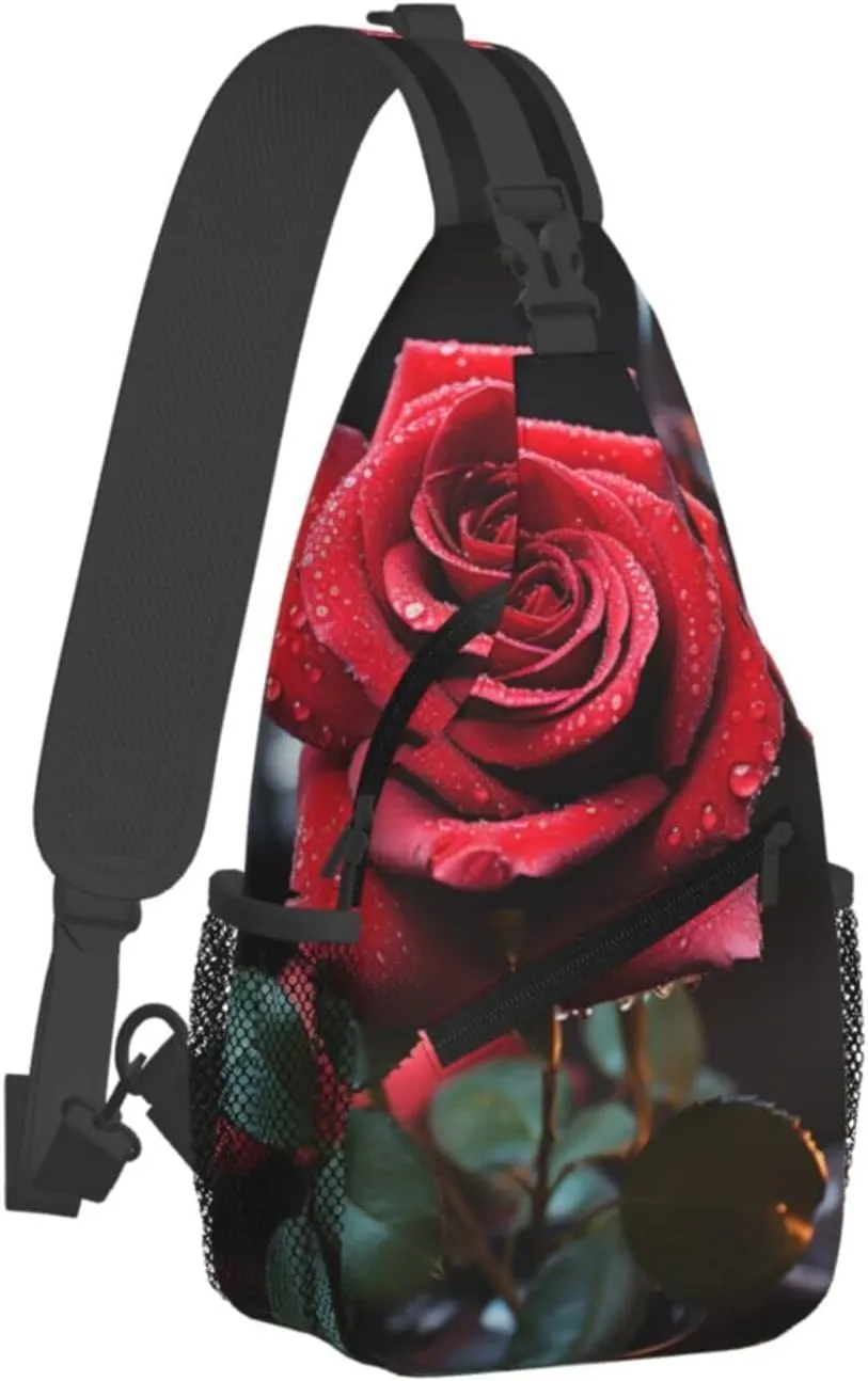 Sling Bag for Women Men Trendy Crossbody Bag Casual Chest Bag Pumpkins Autumn Shoulder Bag for Travel Sport