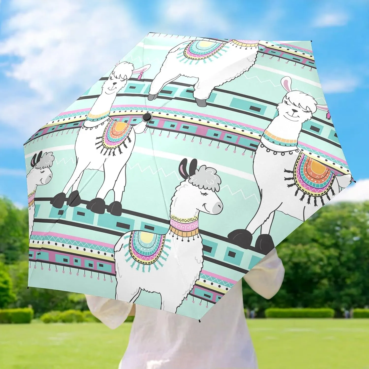 Small Mini Anti-UV Compact Travel Umbrella, 5 Folding Ultra-Light Umbrella, 6 Ribs Pocket Windproof Foldable Vinyl Parasol