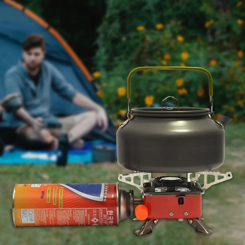 Small Portable Folding Gas Stove Camping Hiking Picnic Burner With Butane