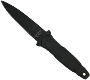 Smith & Wesson SWHRT3BF 7.5in High Carbon S.S. Full Tang Fixed Blade Knife with 3.5in False Edge Blade and TPR Handle for Outdoor, Tactical, Survival and EDC