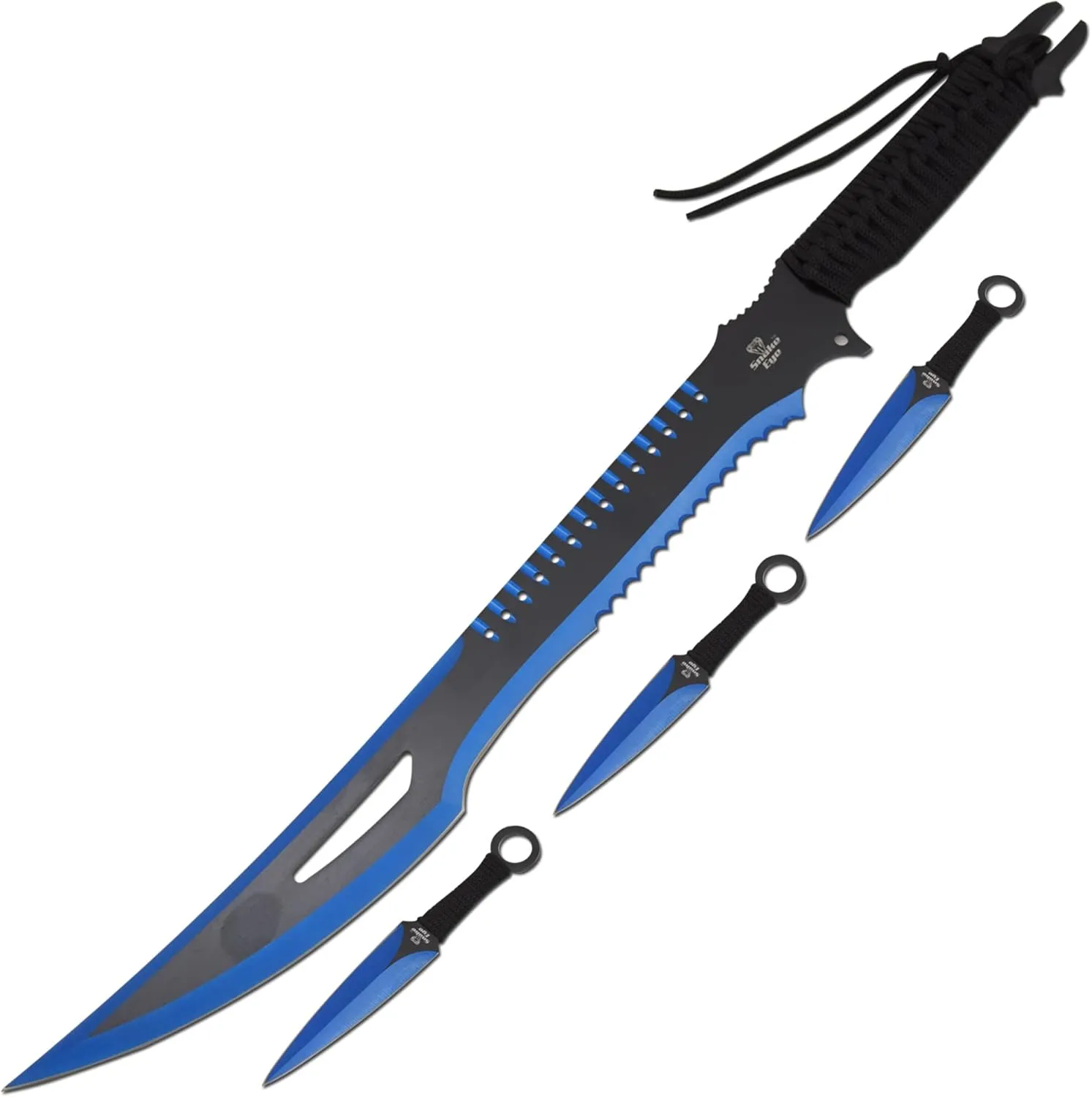 Snake Eye Tactical Fantasy-Machete Outdoors-Camping (Blue)