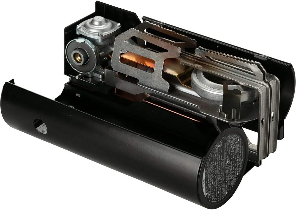 Snow Peak Home and Camp Burner, Camping Stove, Backpacking, Automatic Ignition, Black