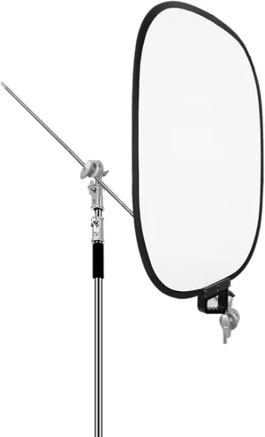 Soft White Foldable Light Diffuser Panel 60 * 75cm, Light Diffusion Panel with Carry Bag & Support Rod, Diffuser Fabric Modifier for Product, Video