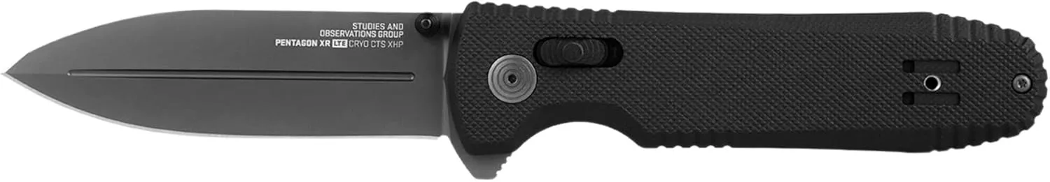 SOG Pentagon XR LTE Lightweight Professional Ambidextrous Folding Knives 3.66" CTS XHP Steel Blade XR Locking Mechanism