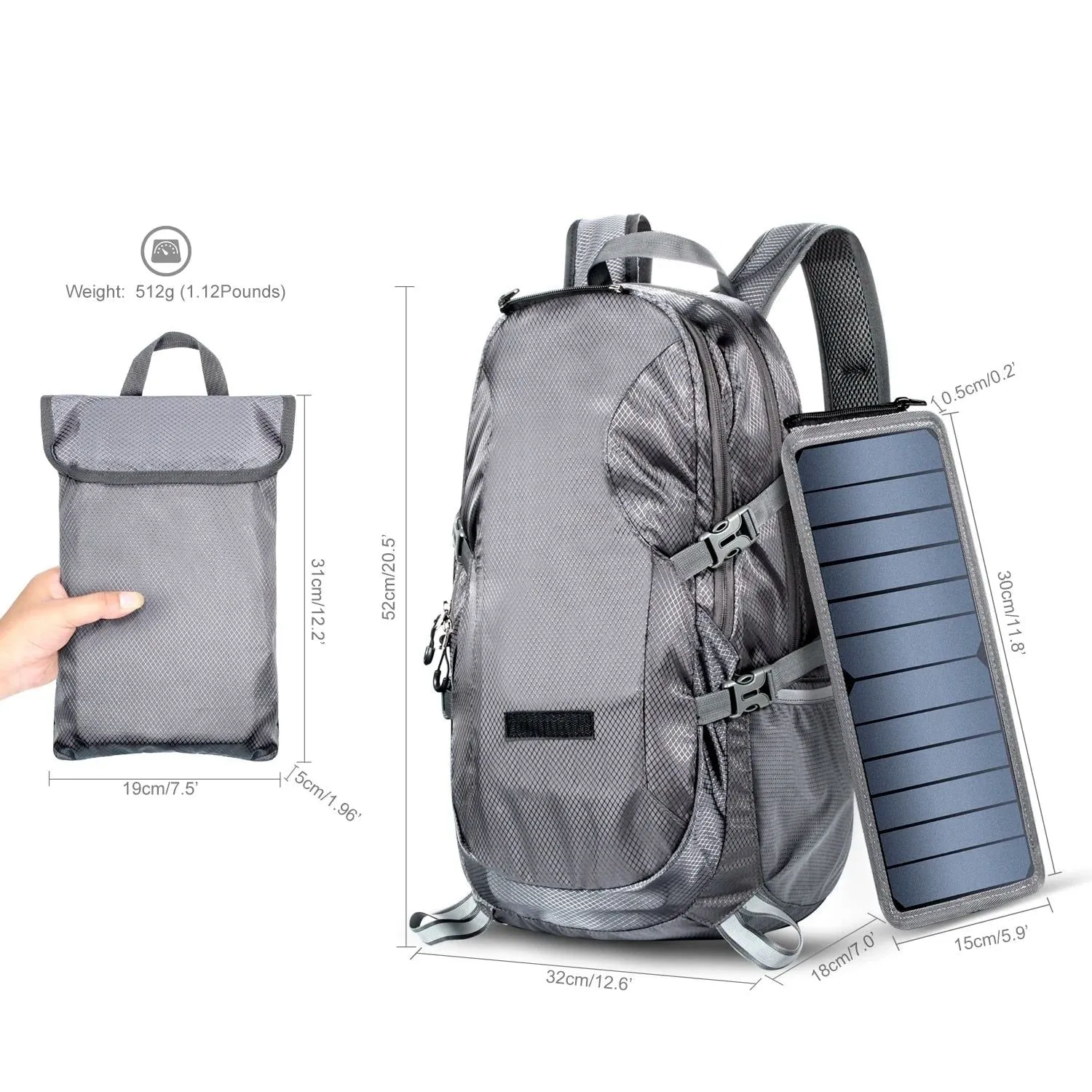 Solar Hiking Backpack