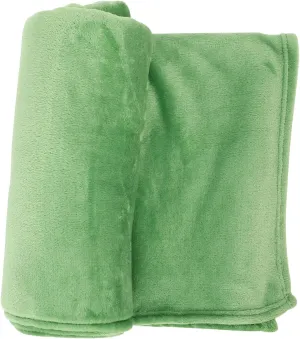 Solid Color Fleece Throw Blanket for Camping Indoor Use Lightweight Warm Bedding Blanket for Couch Bed Car for Picnics Family Comfort