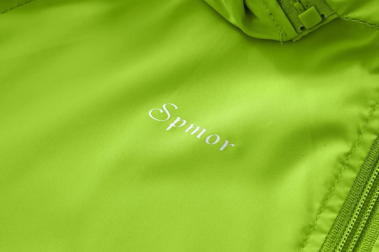 Spmor Men's Lightweight Waterproof Jacket Packable Windbreaker Running Coat