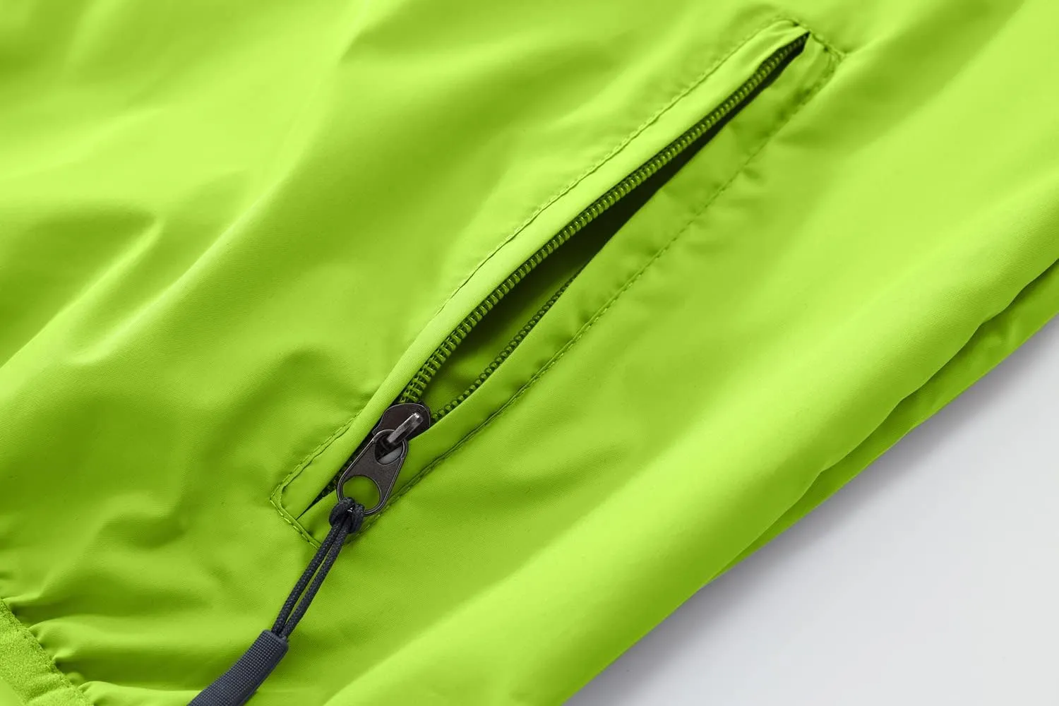 Spmor Men's Lightweight Waterproof Jacket Packable Windbreaker Running Coat