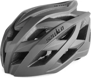 SQUALO Alpha Bike Helmet for Men Women, Bicycle Helmets with Adjustment Dial Unisex Adults Cycling Helmet for Urban Commuter Mountain Road Biker