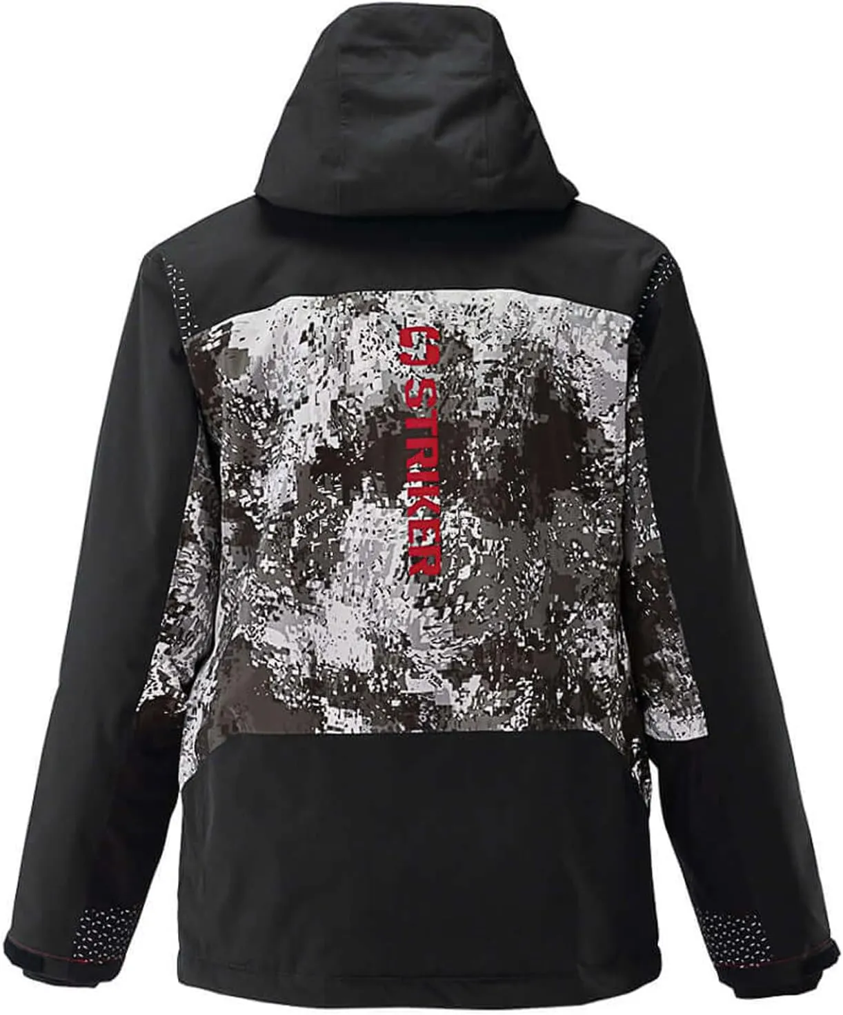 Striker Men's Denali Durable Breathable Waterproof Outdoor Fishing Insulated Rain Jacket w/Adjustable Hood & Reflective Hits
