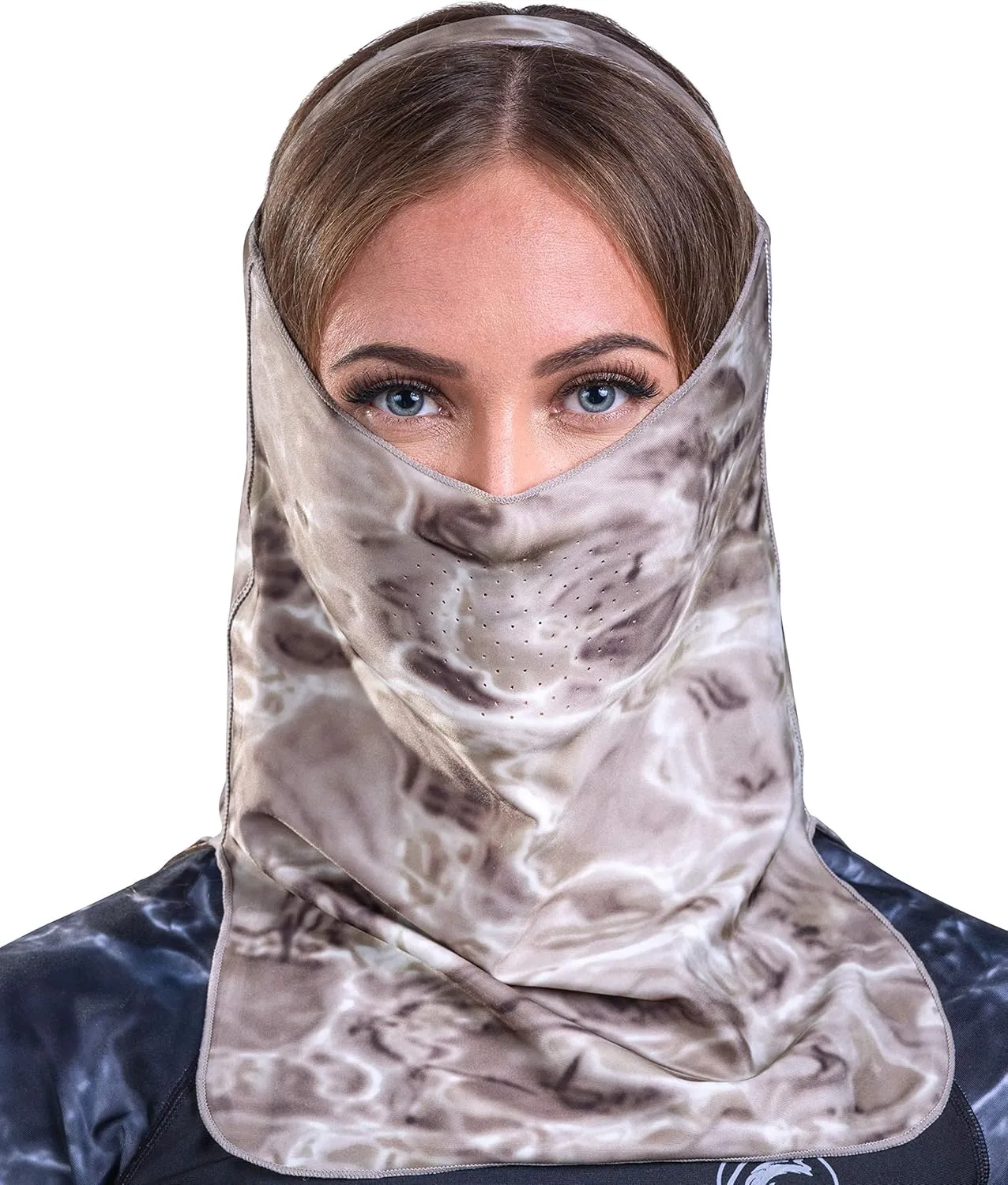 Sun Proctection for Women Size Adjustable UPF 50  ProMax UV Mask Tube