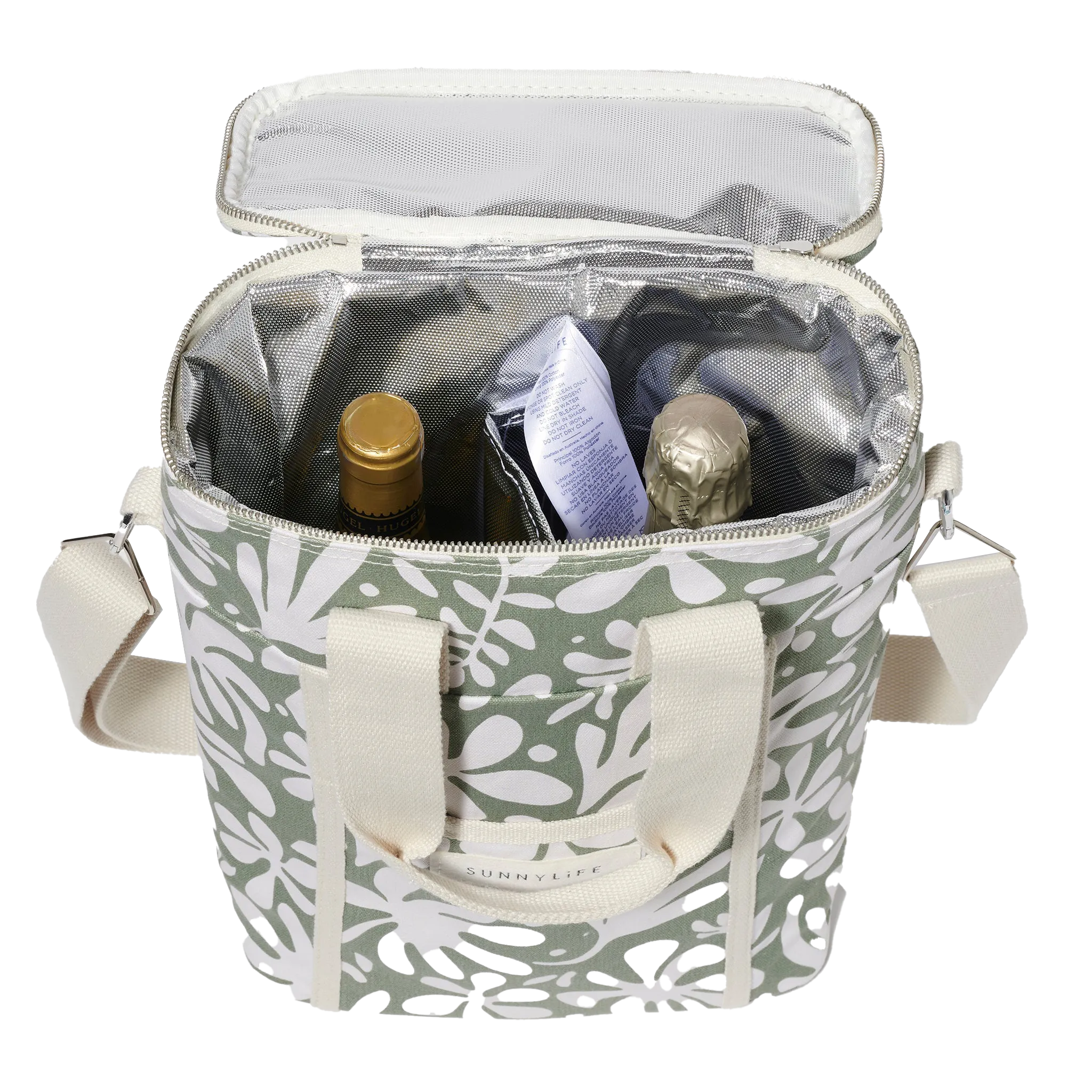 SunnyLife drinks cooler bag vacay olive 7 litres