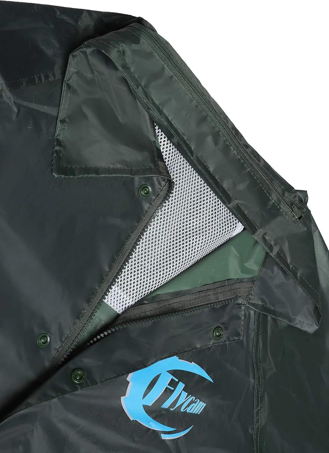SunPower Flycam Waterproof Rain Poncho Breathable Lightweight Rain Cover for Men & Women Portable Raincoat Rain with Hoods