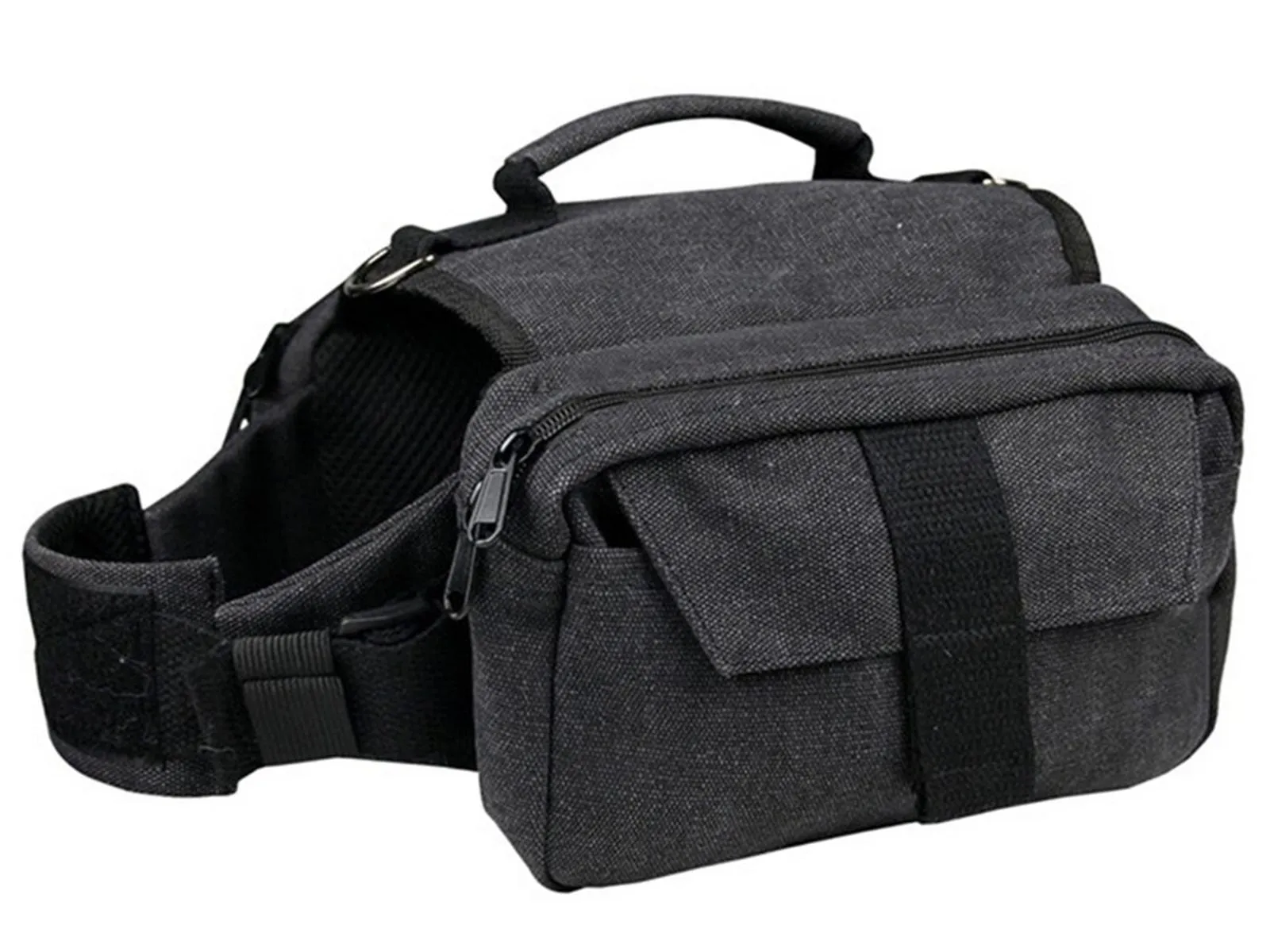 Super special Travel Bag Saddle Rucksack Comprehensive range Size Camping Hiking M Backpack Black Dog