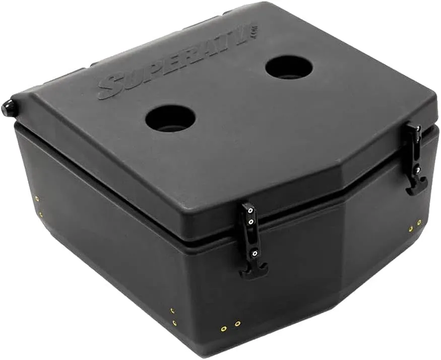 SuperATV RZR Cooler/Cargo Box For 2014-2023 Polaris RZR XP 1000 / XP 4 1000 | Insulated to Keep Drinks Cold | Holds 30 Liters | Built in Drain Plug | Sealed Lid