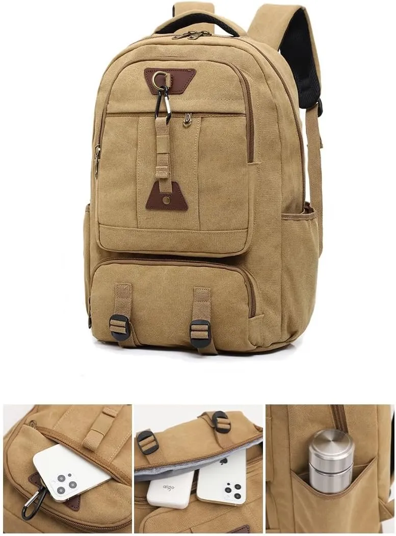 Tactical Backpack Military Molle Hiking 20-35L men's outdoor travel bag duffle bag green