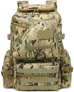 Tactical Backpack Military Molle Hiking 56-75L military fan outdoor hiking hiking bag tactical bag camouflage
