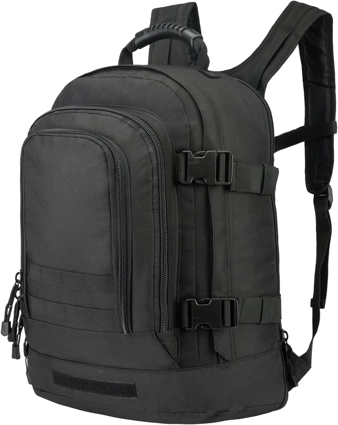 Tactical Backpacks Assault Pack 3 Day Bag Expandable Backpack Out Bag Classic Case Travel Hiking(Black, Not with Belt)