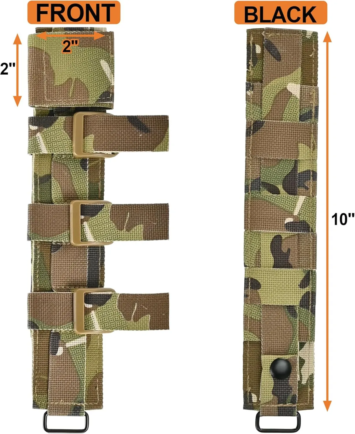 Tactical Molle Tool Holder,Sozothy Molle Hatchet Axe Holder,Knife Sheath Adapter MOLLE Attachment for Tactical Bag and Vest