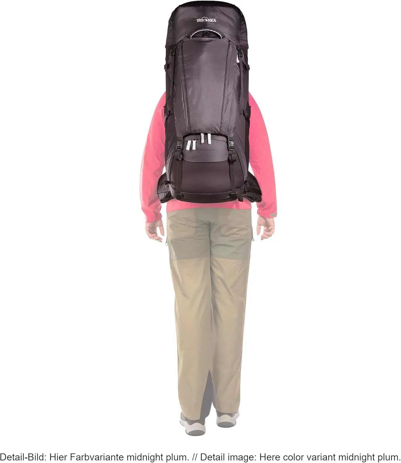 Tatonka Women Trekking Backpack with Front Opening, Sage Green, 60   10 Liter