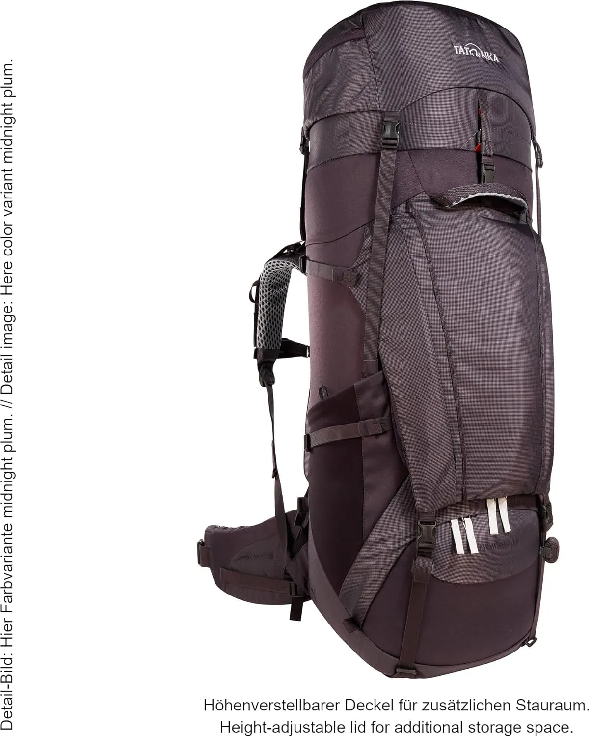 Tatonka Women Trekking Backpack with Front Opening, Sage Green, 60   10 Liter