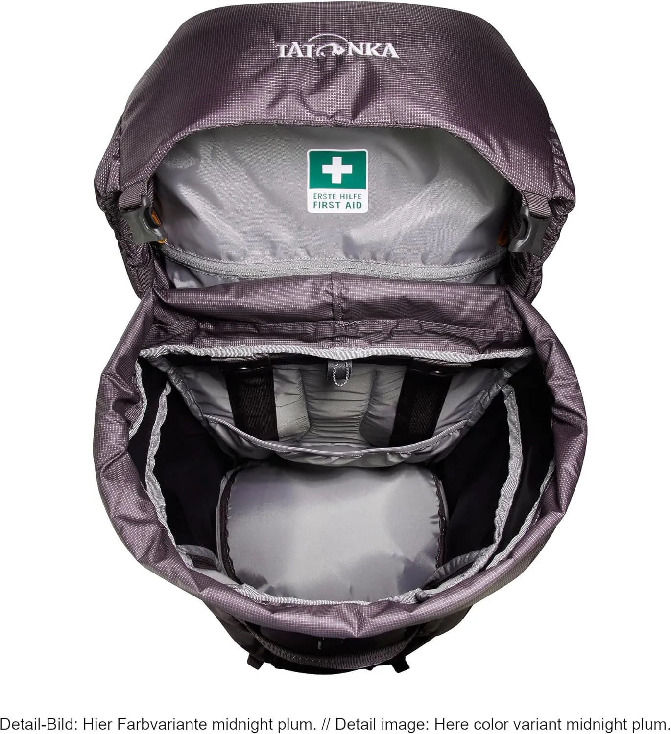Tatonka Women Trekking Backpack with Front Opening, Sage Green, 60   10 Liter