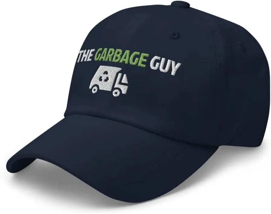 The Garbage Guy Garbage Collector Sanitation Embroidered Dad Hat Baseball Cap