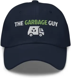 The Garbage Guy Garbage Collector Sanitation Embroidered Dad Hat Baseball Cap