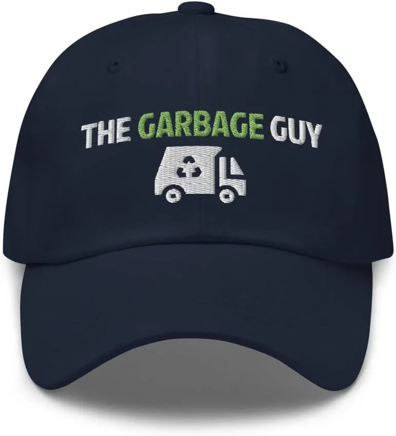 The Garbage Guy Garbage Collector Sanitation Embroidered Dad Hat Baseball Cap