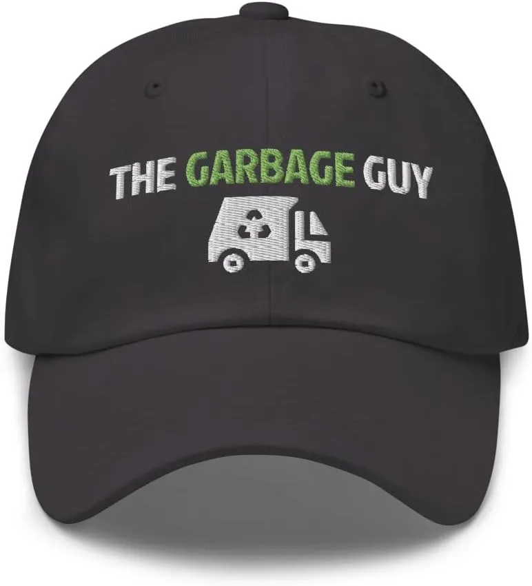 The Garbage Guy Garbage Collector Sanitation Embroidered Dad Hat Baseball Cap